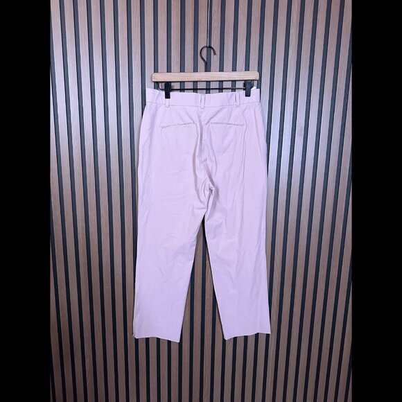 The Script Dress Pants 8 Womens Pink Fede Flat Front Stretch Trousers - Picture 2 of 8
